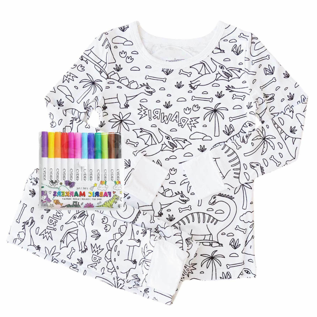 Colorable Pajama Set